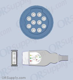 10-Pin 3-Lead DIN IEC