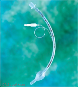 Hudson RCI Sheridan Cuffed HVT Endotracheal Tubes Pre-Loaded with Stylet