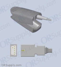 Critikon Compatible SpO2 Finger Sensor with Large Reusable Finger Probe (3 Feet, Indirect)
