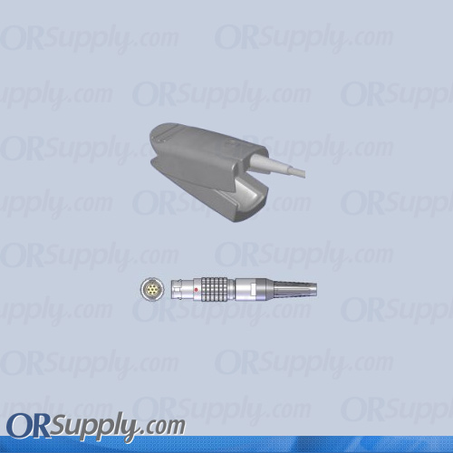 Invivo Compatible SpO2 Finger Sensor with Large Reusable Finger Probe (3 Feet, Direct)