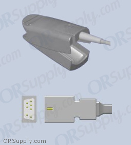 Nellcor Compatible SpO2 Finger Sensor with Large Reusable Finger Probe (10 Feet, Indirect)