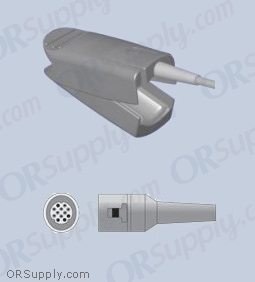 SensorMedics Compatible SpO2 Finger Sensor with Large Reusable Finger Probe (12 Feet, Direct)