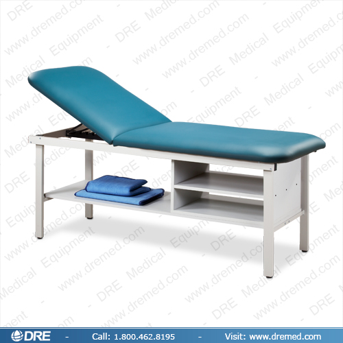 Clinton Eco-Friendly Steel Treatment Table with Shelving - 83030