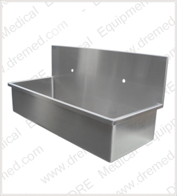 DRE Surgical Stainless Steel Scrub Sink left