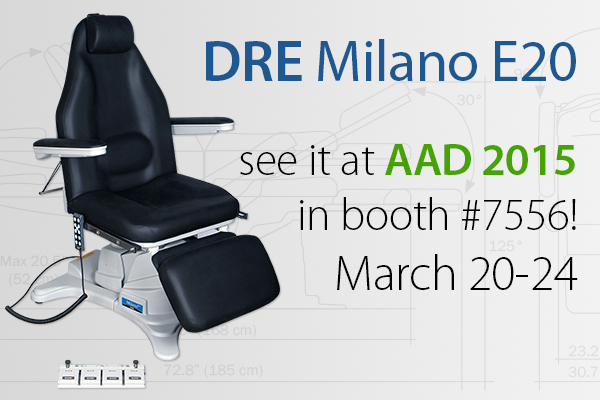 See the DRE Milano E20 at AAD 2015 in booth #7556! March 20-24
