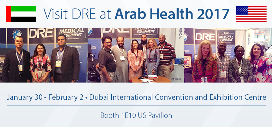 Visit DRE at Arab Health 2017!